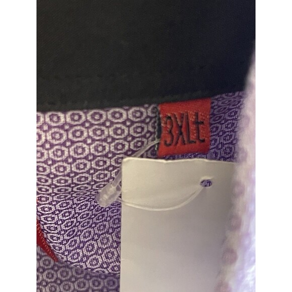 Pascal Morabito Unique Collar Shirt Geometric Print LS Button Men 3XLT NWT - Picture 16 of 16